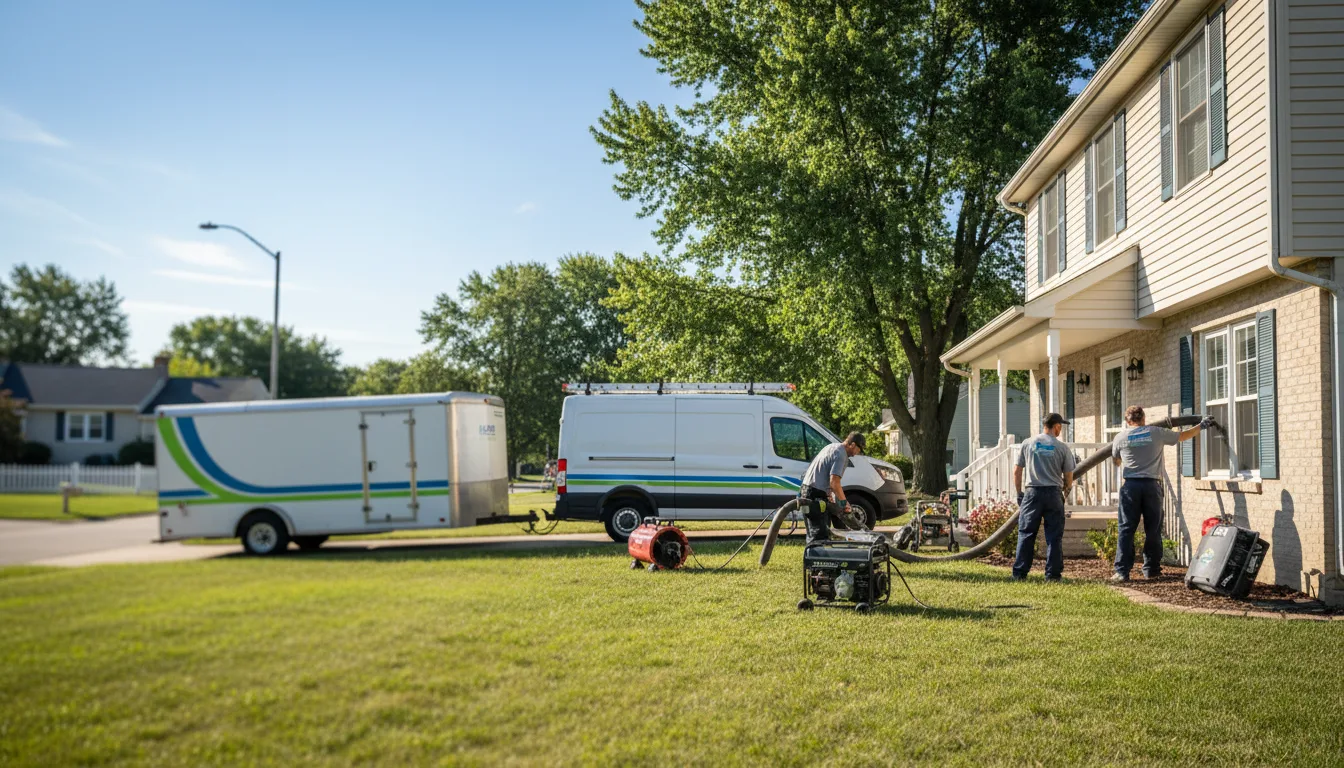 Flooded Basement Restoration And Cleanup With Repair in Waldron, KS near me